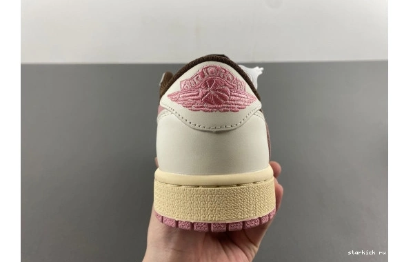 OG  Travis Pink Scott Low DZ4137-206 DZ4137-206 Jordan Retro brown 1 SP 0919